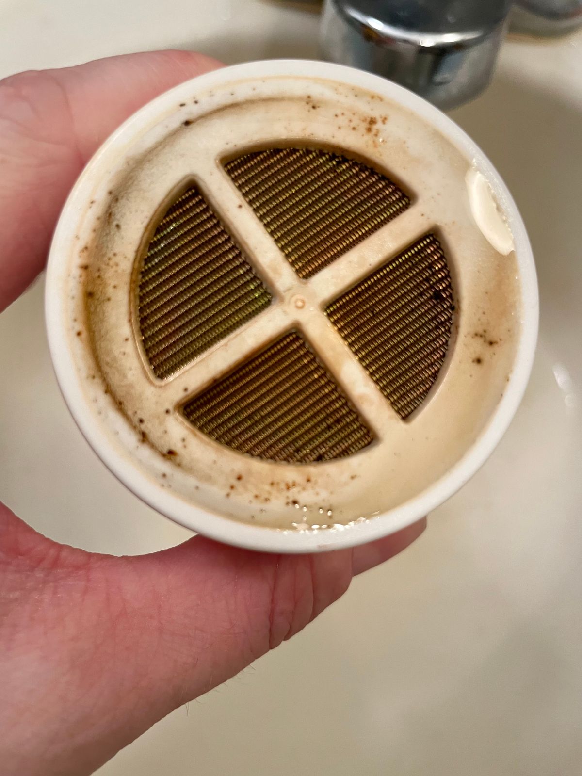 Filter after four weeks of use